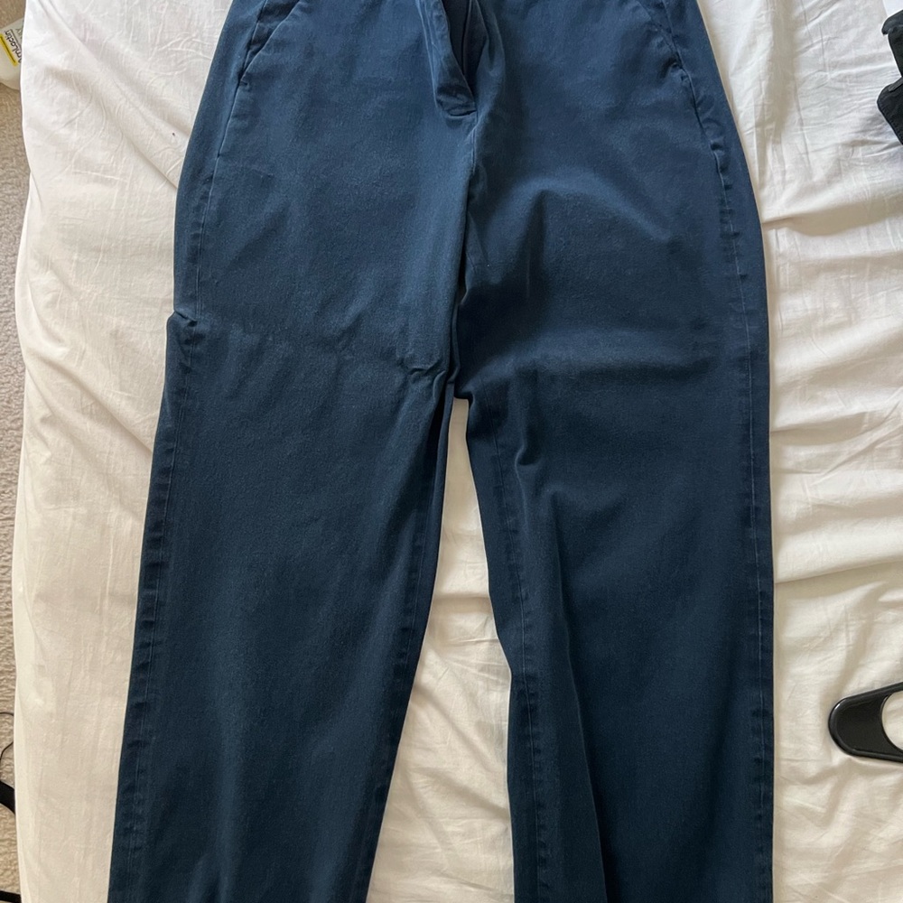 Navy Blue Casual Pants
